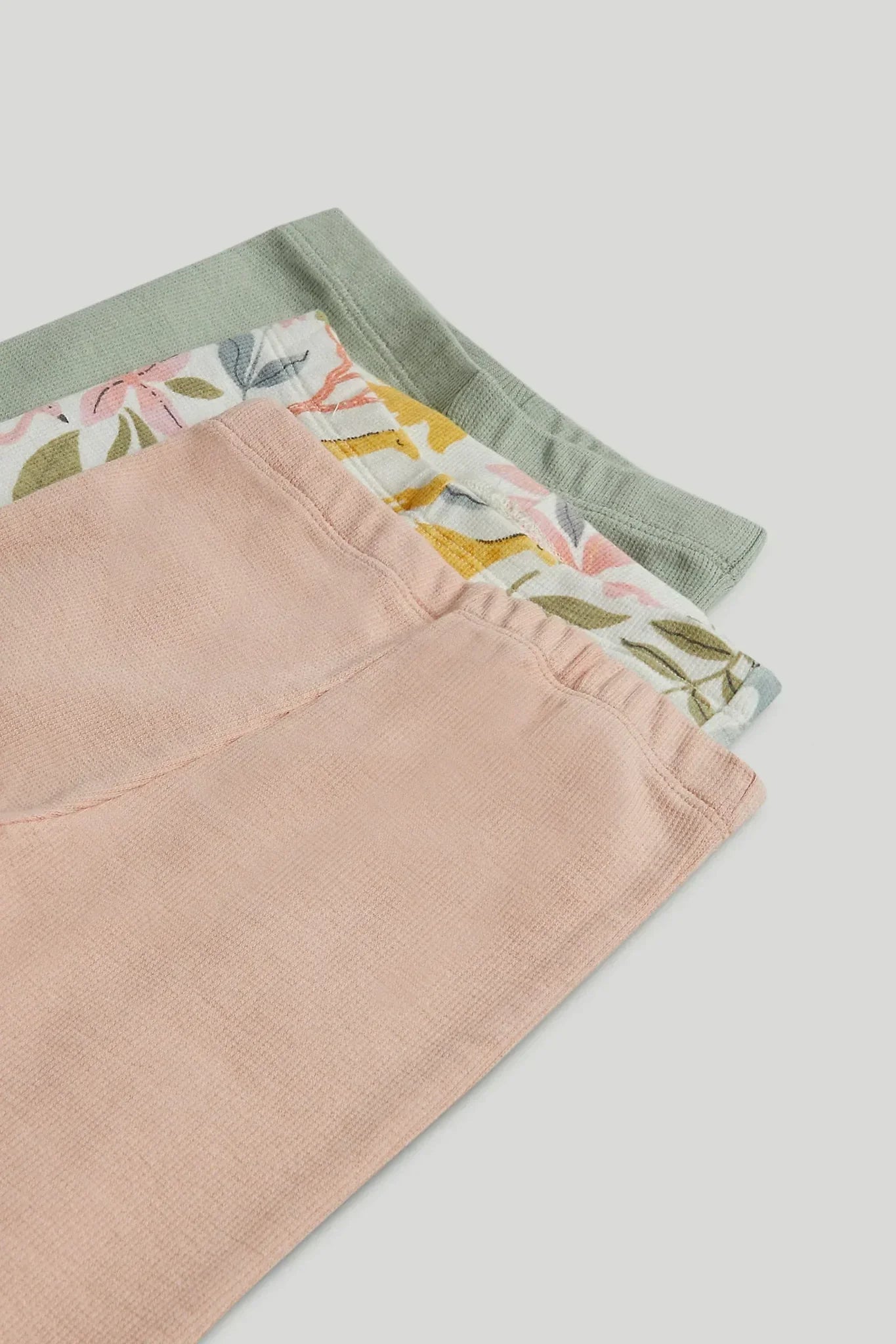 3 Pack Ribbed Flared Leggings