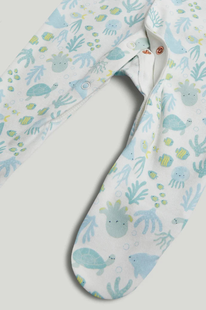 3 Pack Ocean Sleepsuits