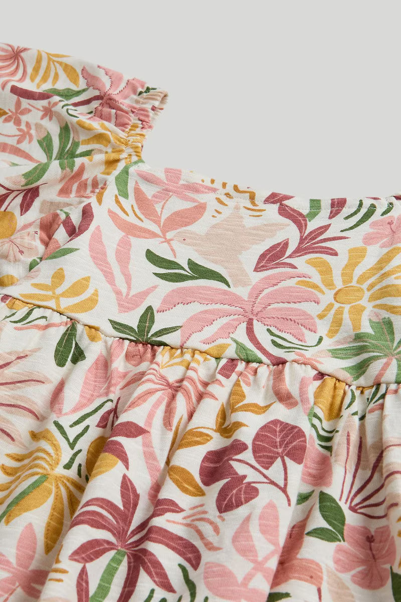Tropical Flower Blouse