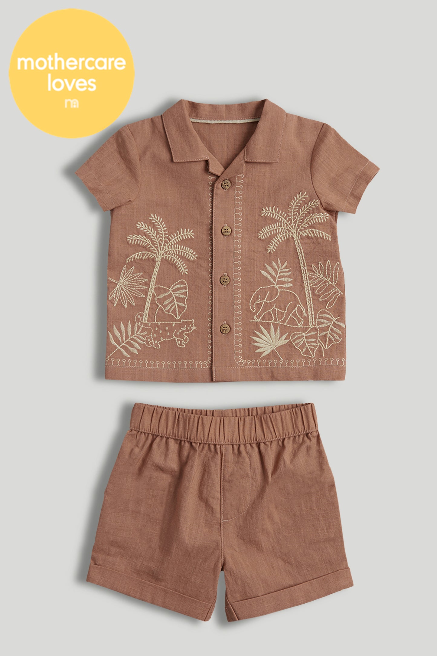 Safari Shirt And Shorts Outfit