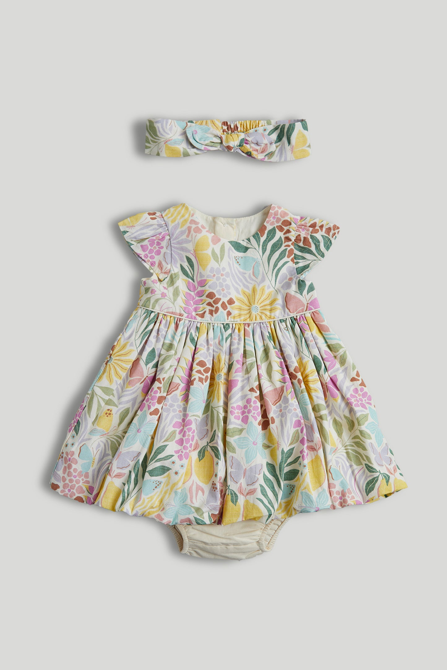 Puff-Ball Dress, Knickers And Headband Outfit