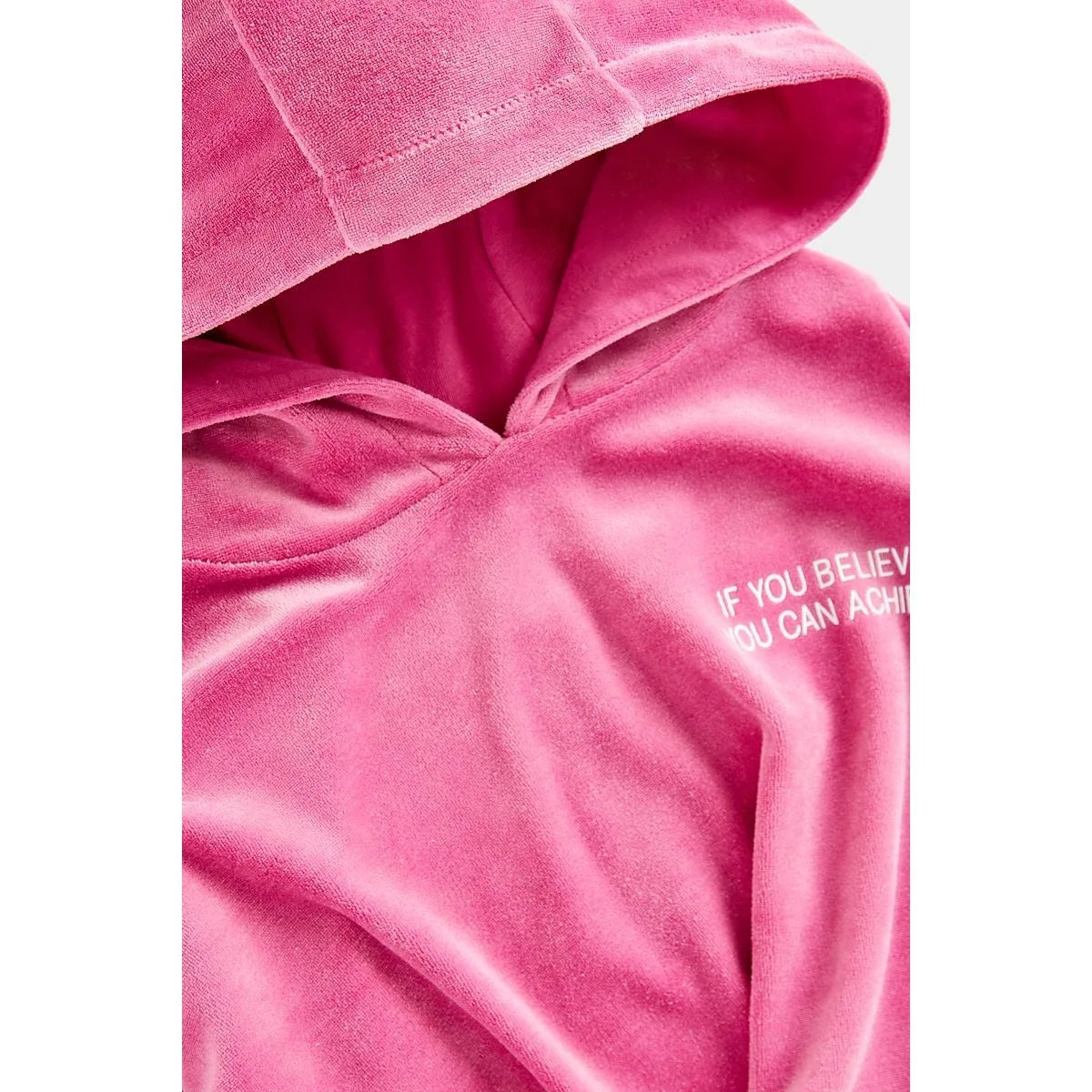 Pink Hooded Tracksuit Set