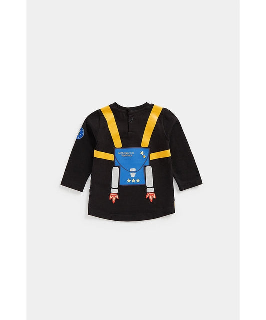 Astronaut Printed Long-Sleeve T-Shirt