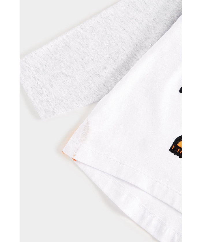 Robot Printed Long-Sleeve T-Shirt