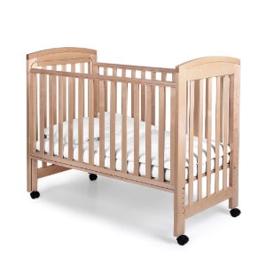 Troll Cot Bedside Birch Fixed