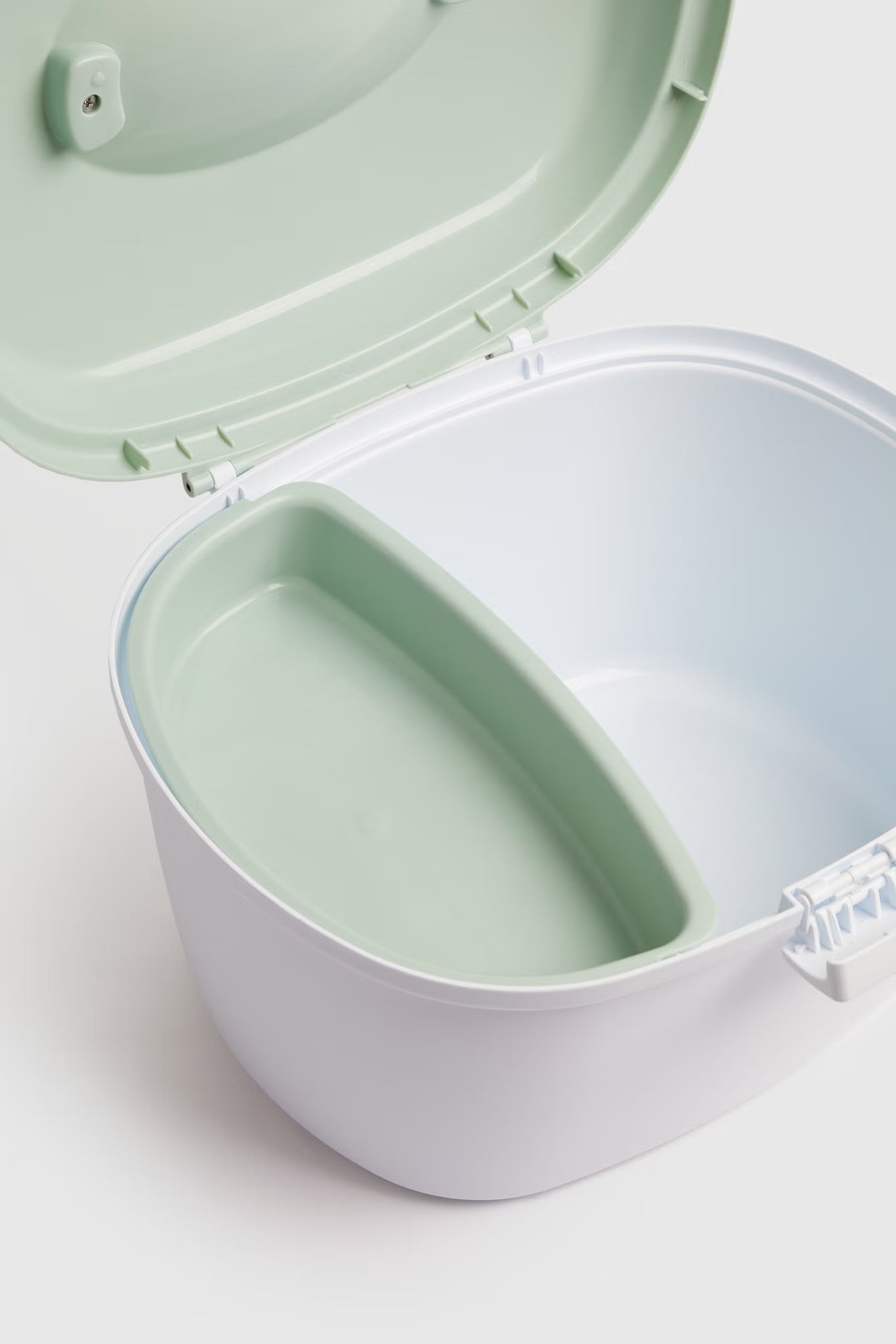 Bath Box Green/White