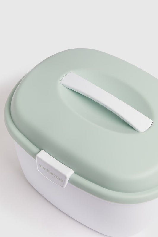 Bath Box Green/White