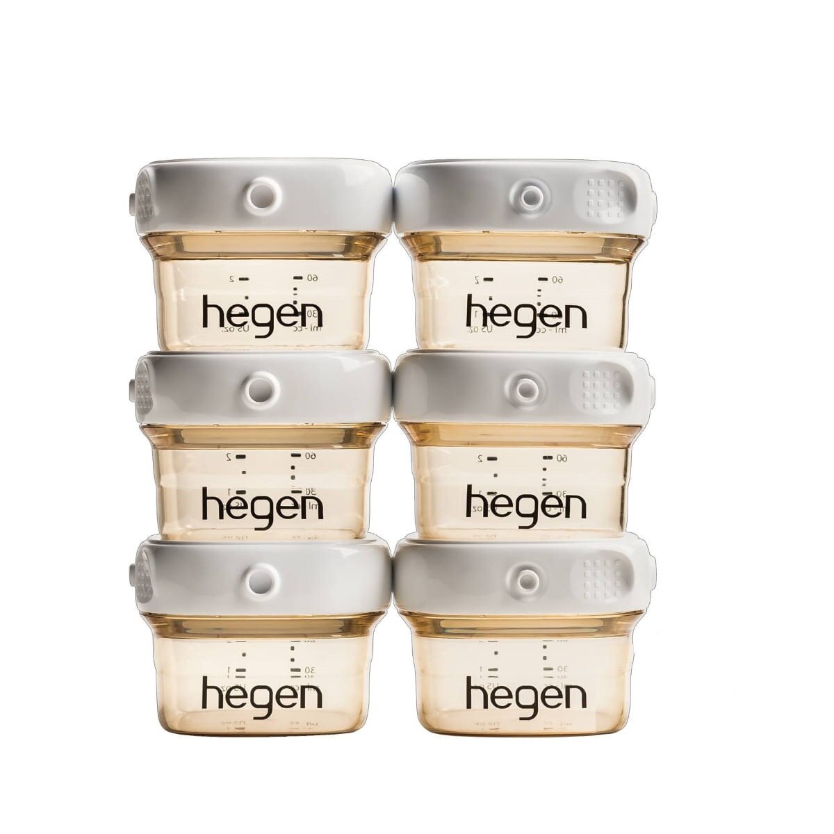 Hegen PCTO? 60ml/2oz Breast Milk Storage PPSU (6-Pack)