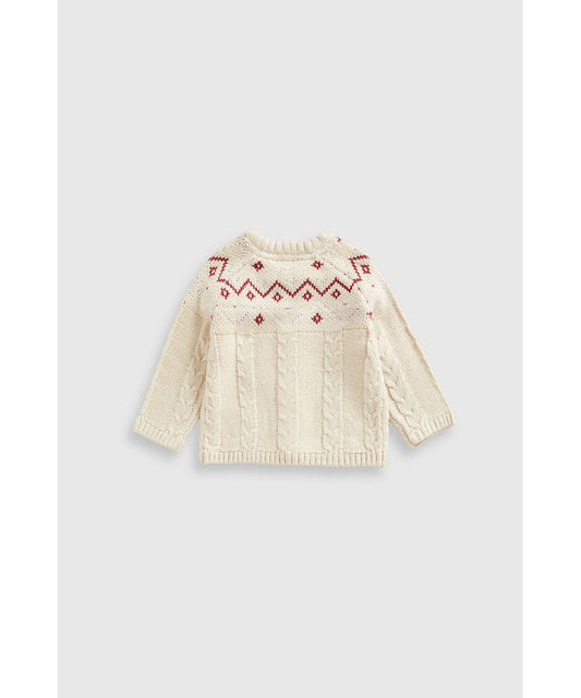 Fair Isle Knitted Cardigan