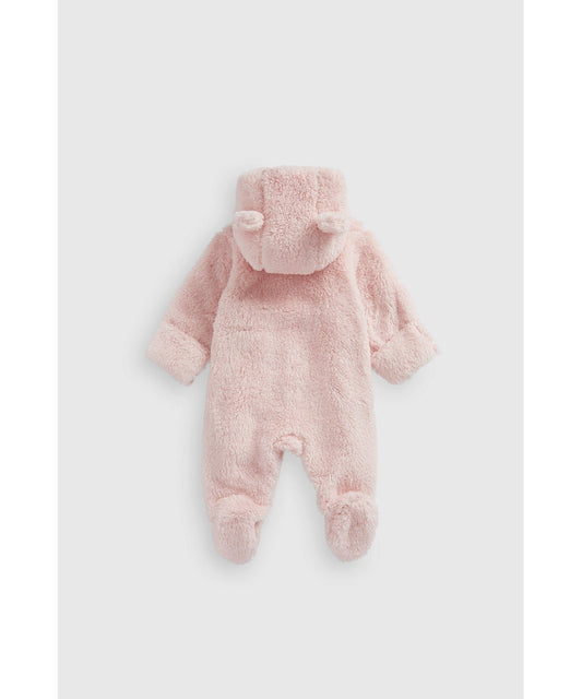 Pink Fluffy Fleece All-in-One