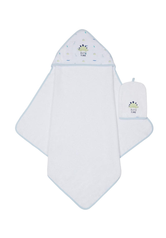 Sleepysaurus Cuddle & Dry With Mitten