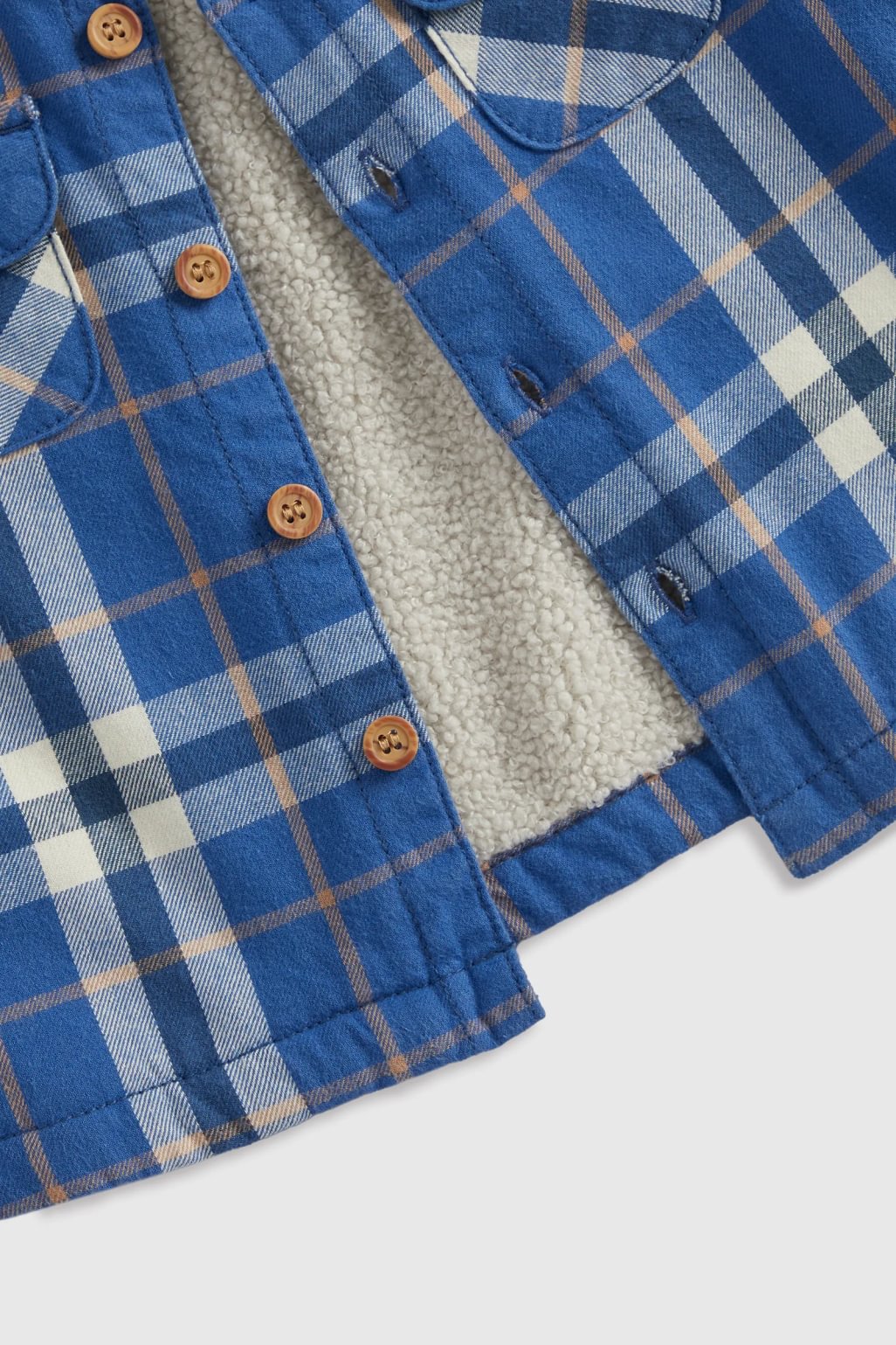 Blue Checked Shacket