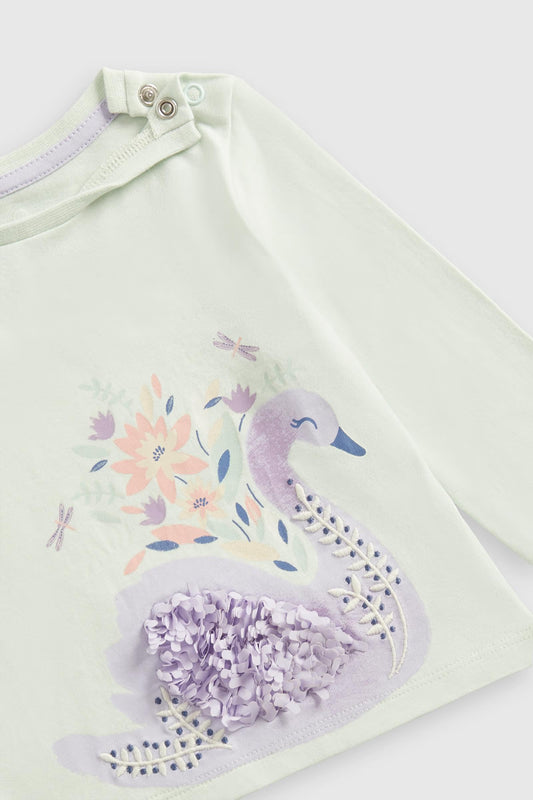 Blue Swan Long-Sleeved T-Shirt