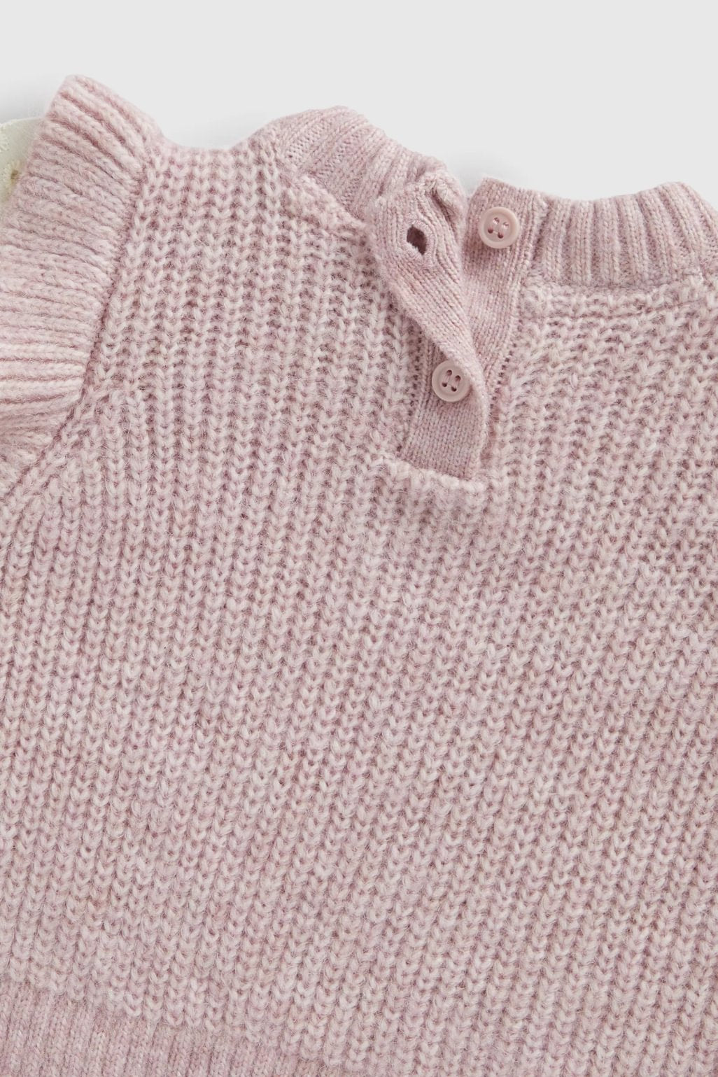 Pink Knitted and Woven Tank Top