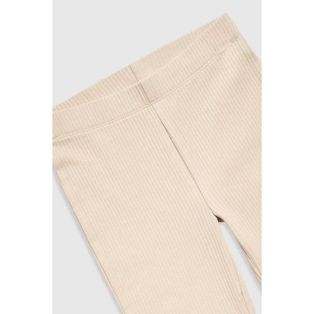 Stone Ribbed Flared Leggings
