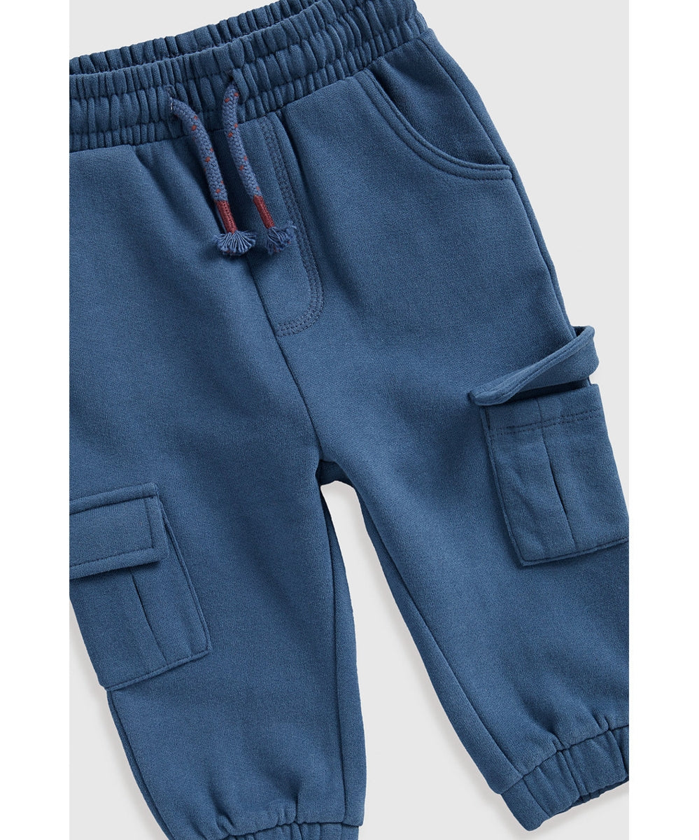 Navy Cargo Joggers