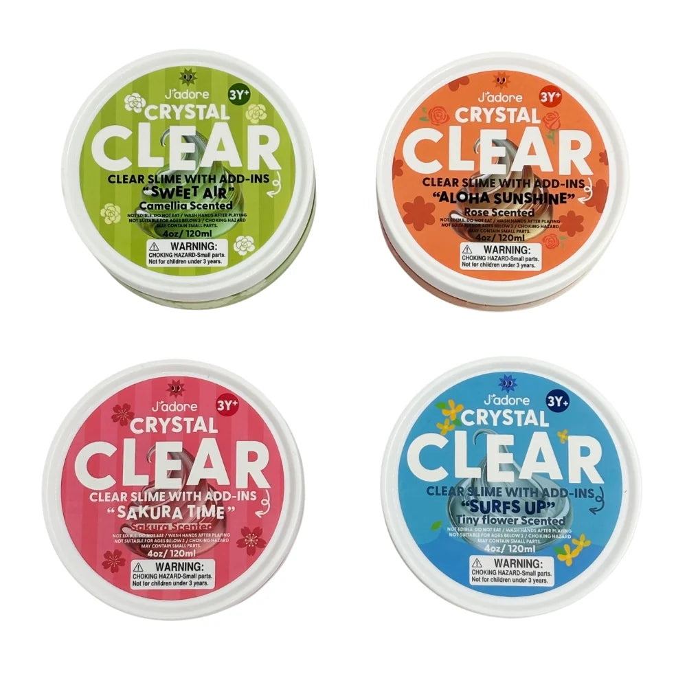 J'adore Crystal Clear Slime - Green