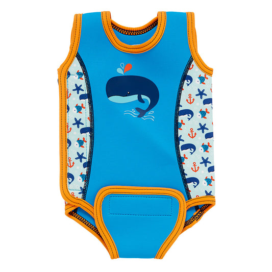 Baby Warmers Blue Orange Whale