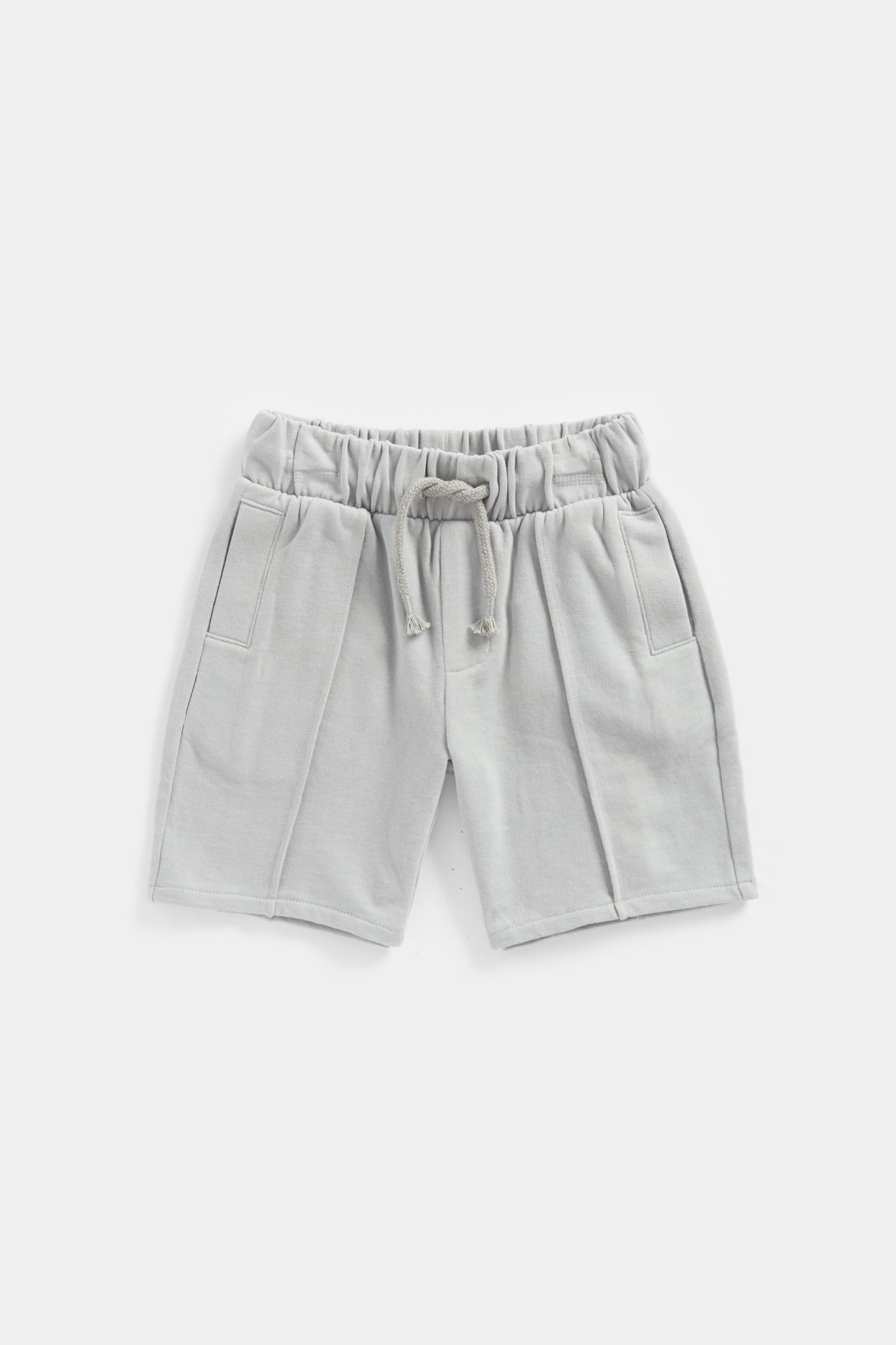 Mini Boys Clean Blues Everley Pintuck Short Grey