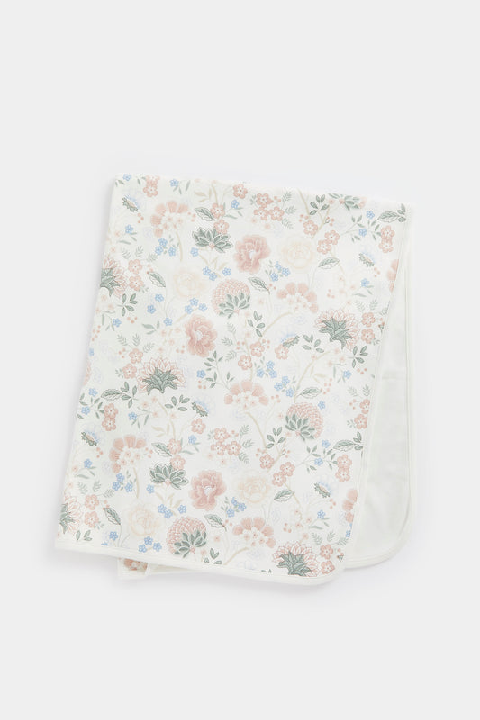 Newborn Girl Spring Blossom Shawl