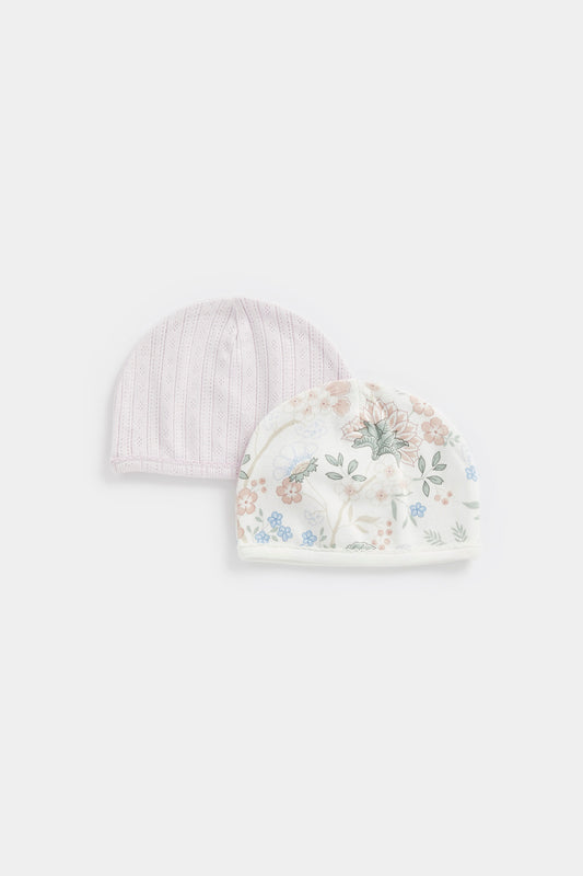 Newborn Girl Spring Blossom  2Pk Hats