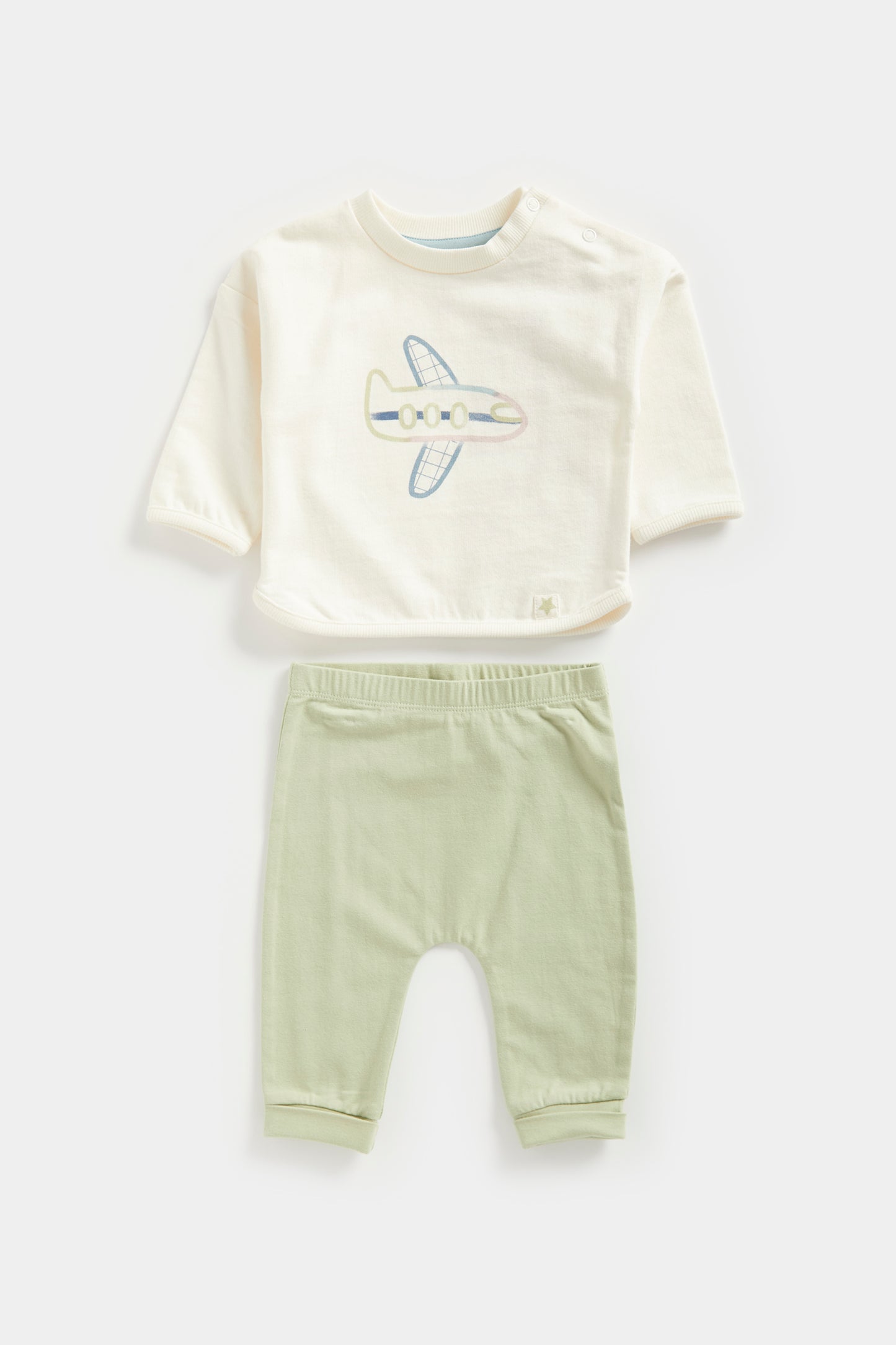 Newborn Boys Tiny Traveller  Aeroplane Jogset
