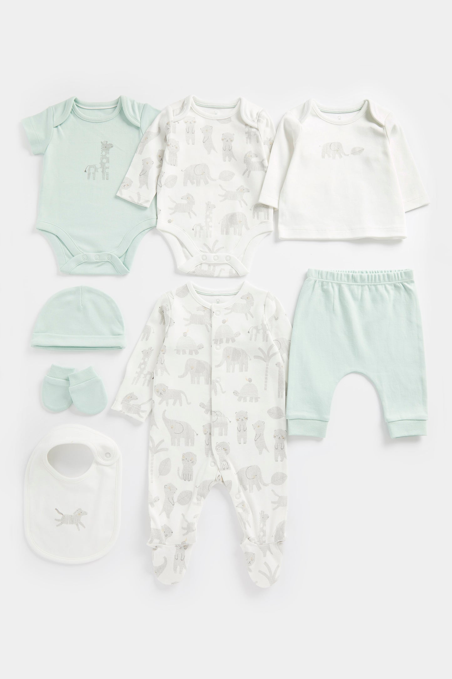 My First Unisex Short Sleeve 8Pc Set