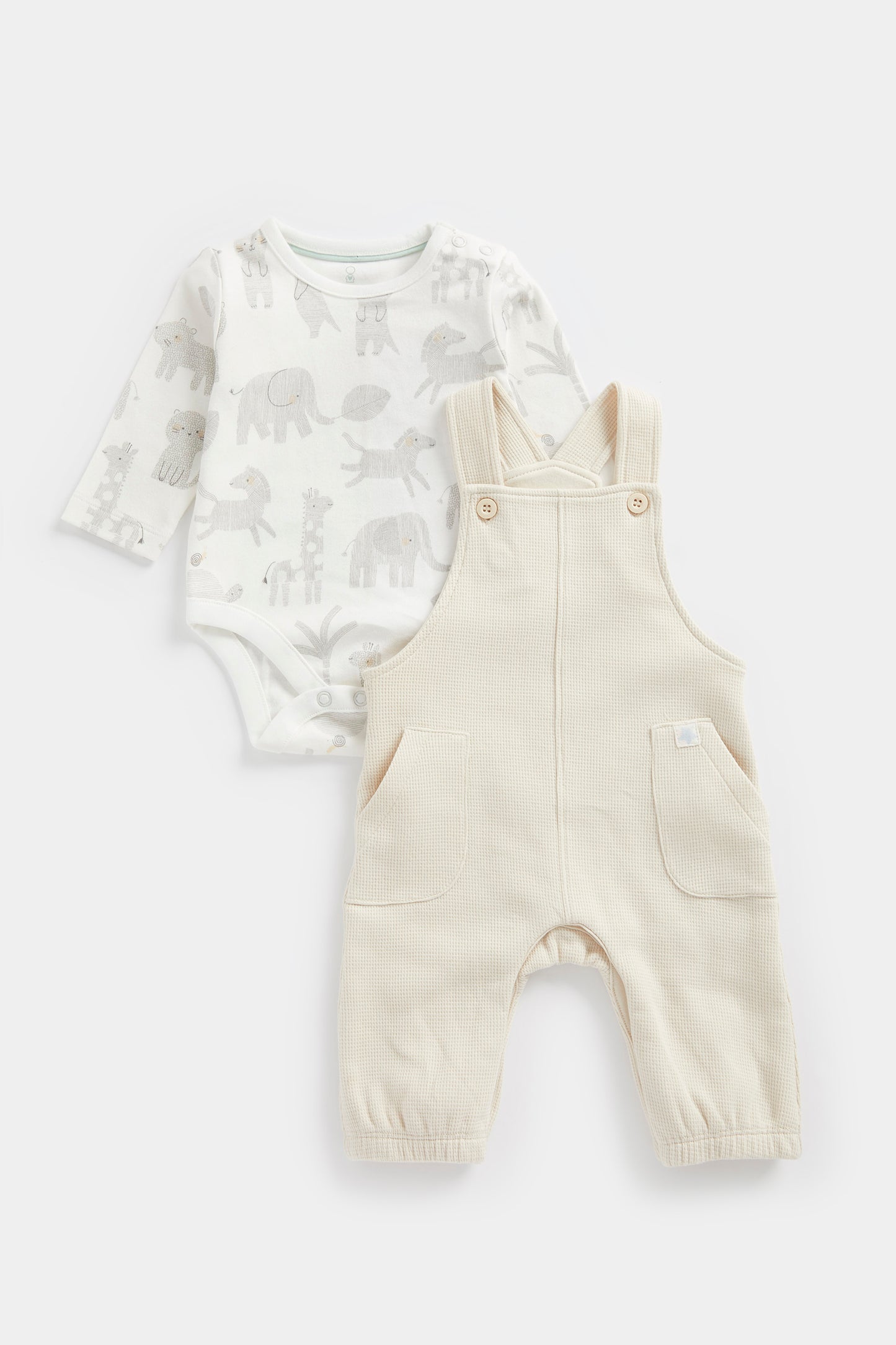 My First Unisex  Dungaree & Long Sleeve Bodysuit