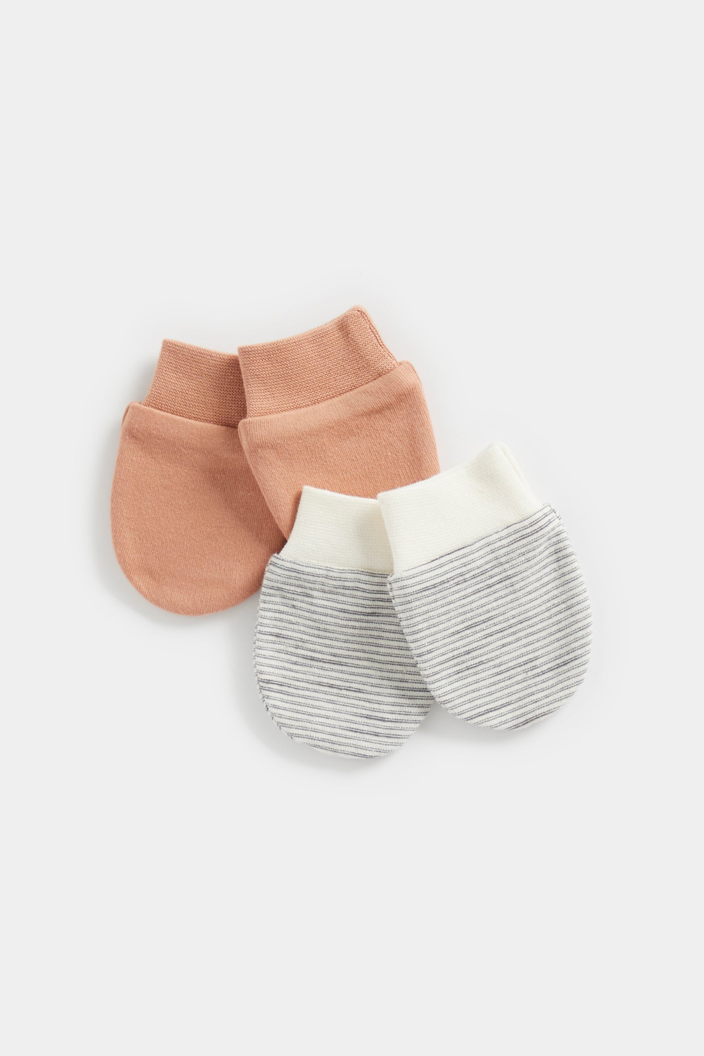 Newborn Boy Nature Neutrals 2Pk Mitts