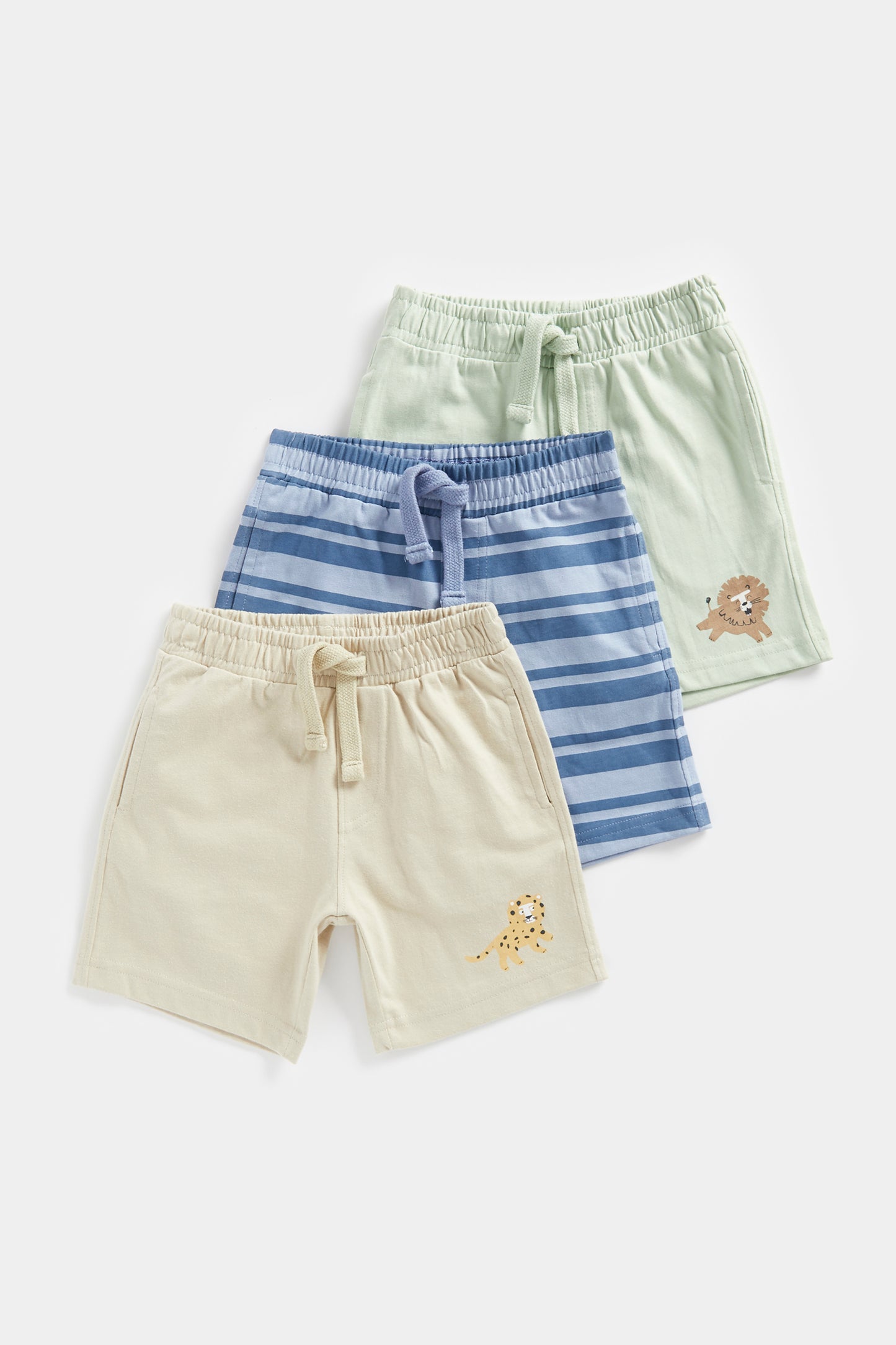 Mini Boys Junglemania 3Pk Shorts