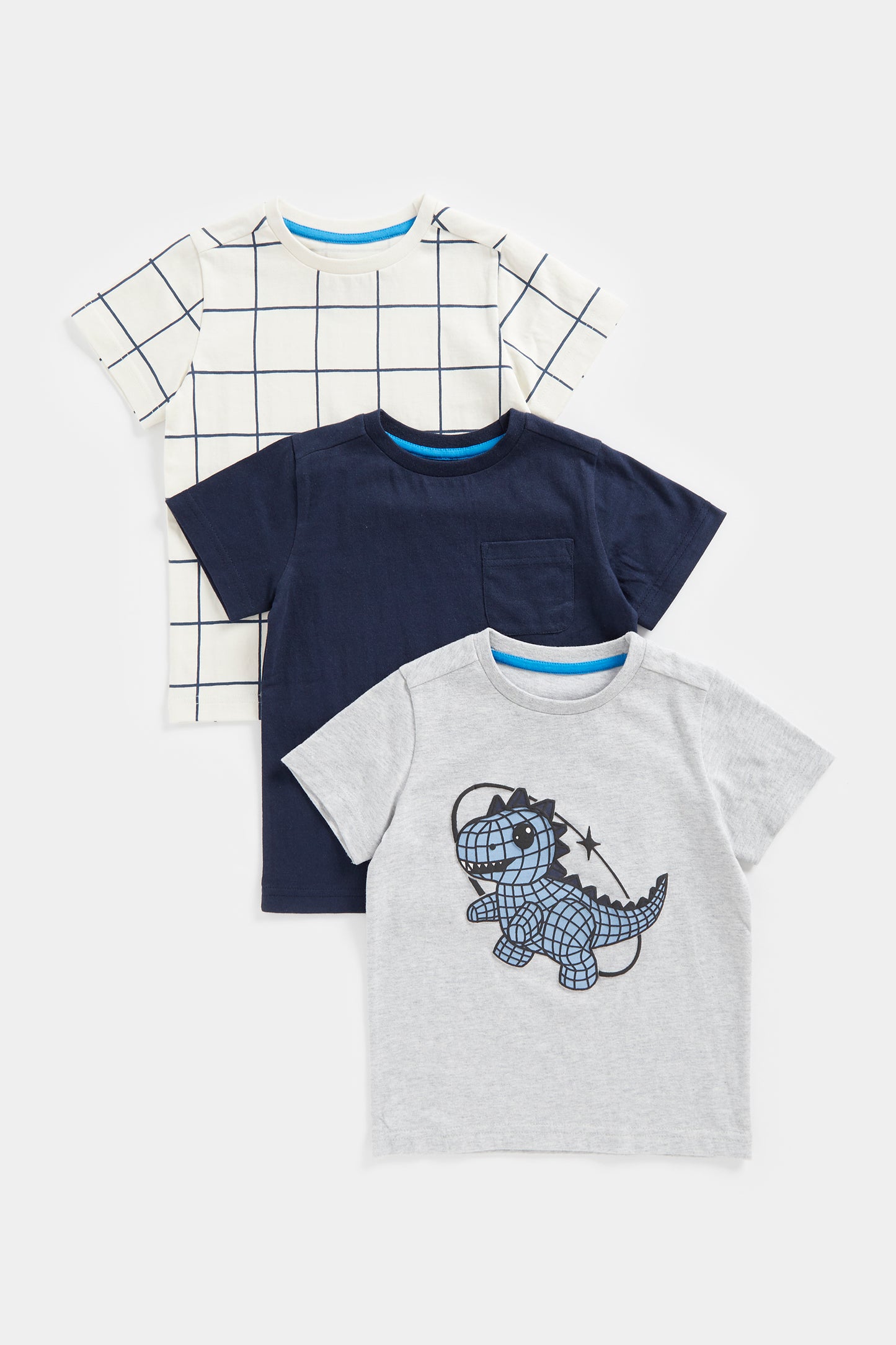 Mini Boys Clean Blues Everley 3Pk Tee