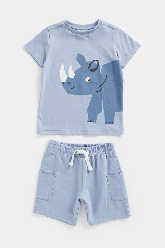 Mini Boys Fashion Essential Tee And Shortset