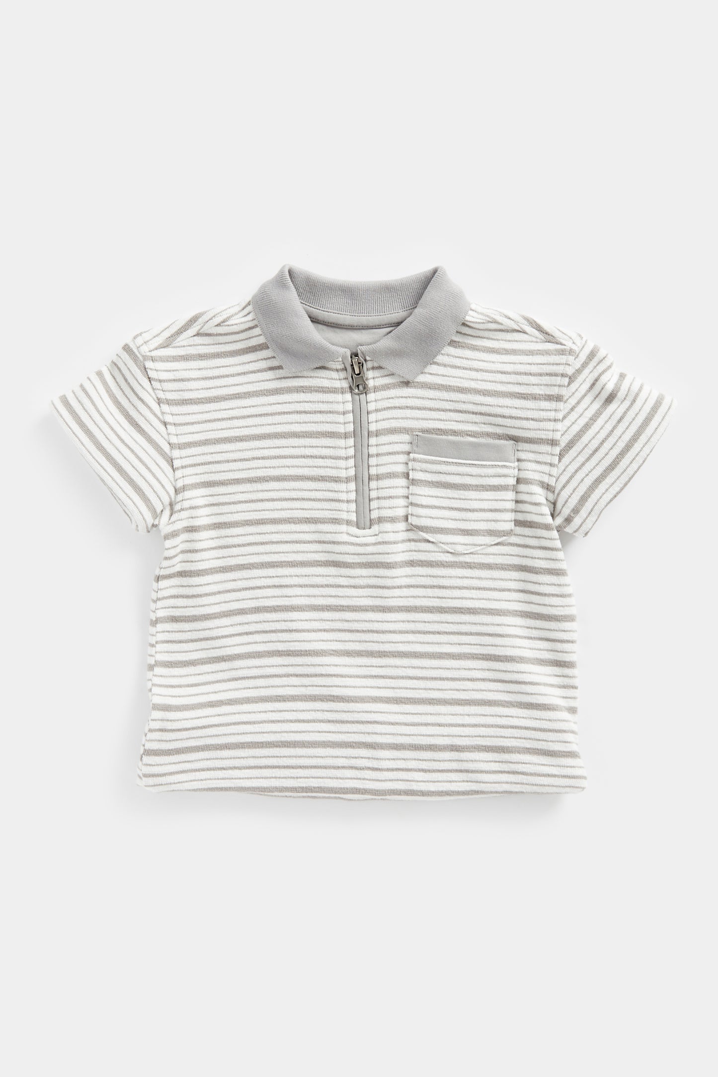 Mini Boys Clean Blues Everley Textured Polo