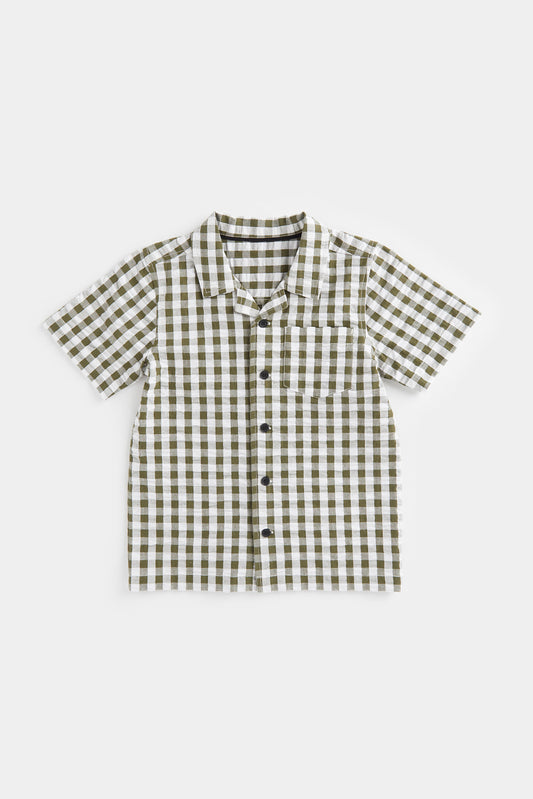 Green Checked Shirt