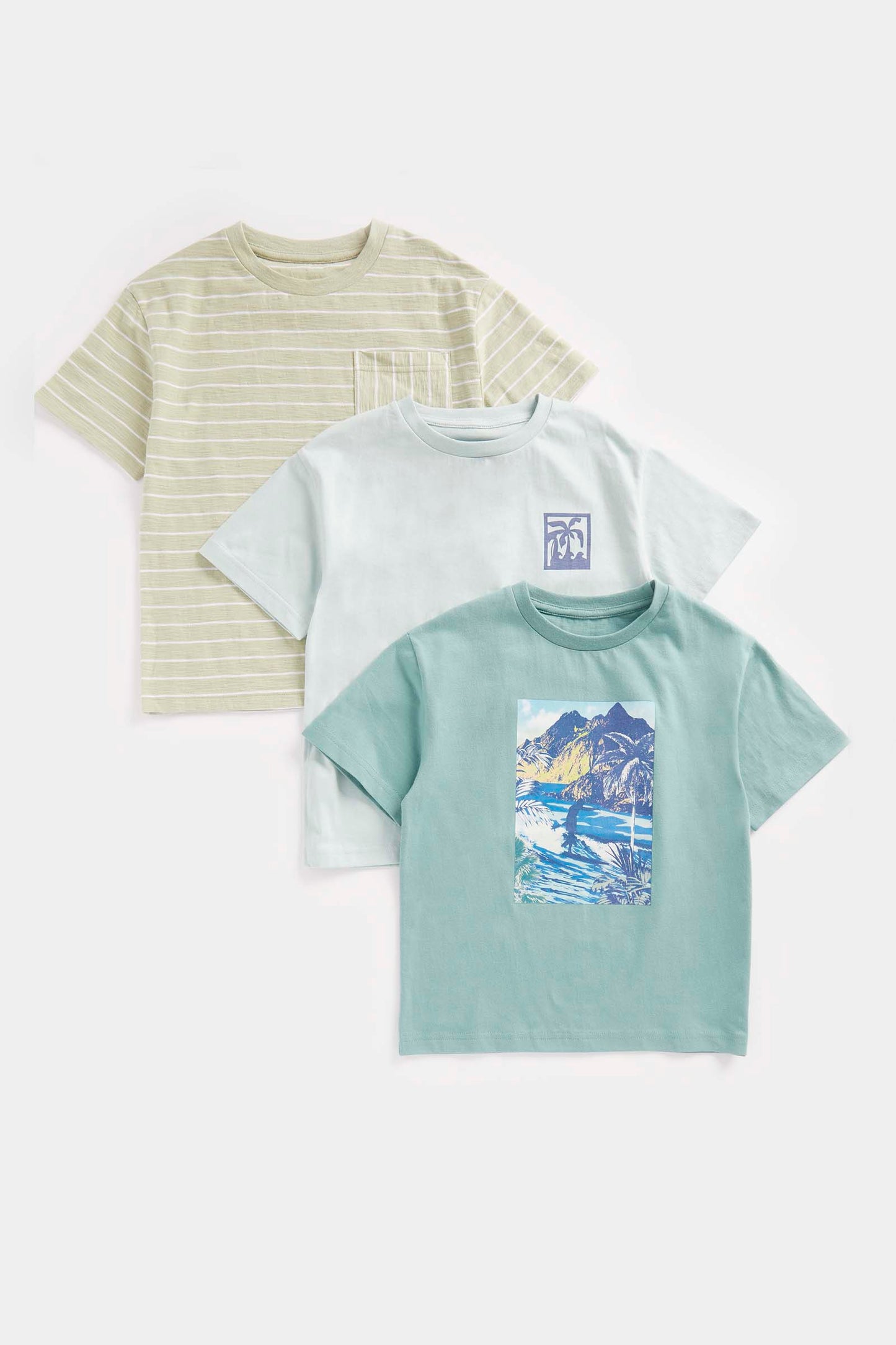 3 Pack Tropical T-Shirts