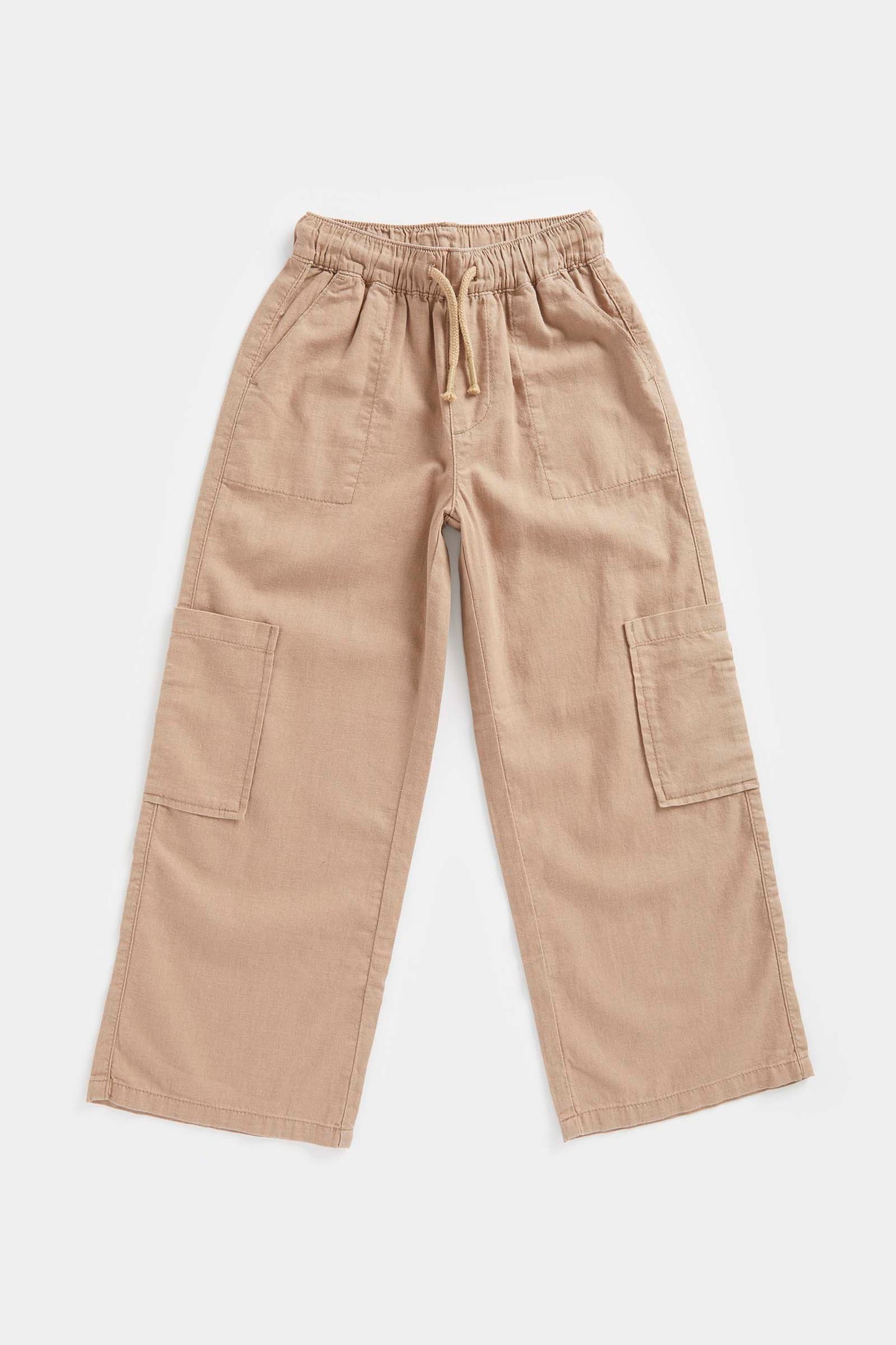 Linen Cargo Trousers
