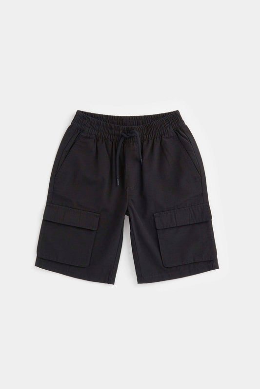 Black Cargo Shorts