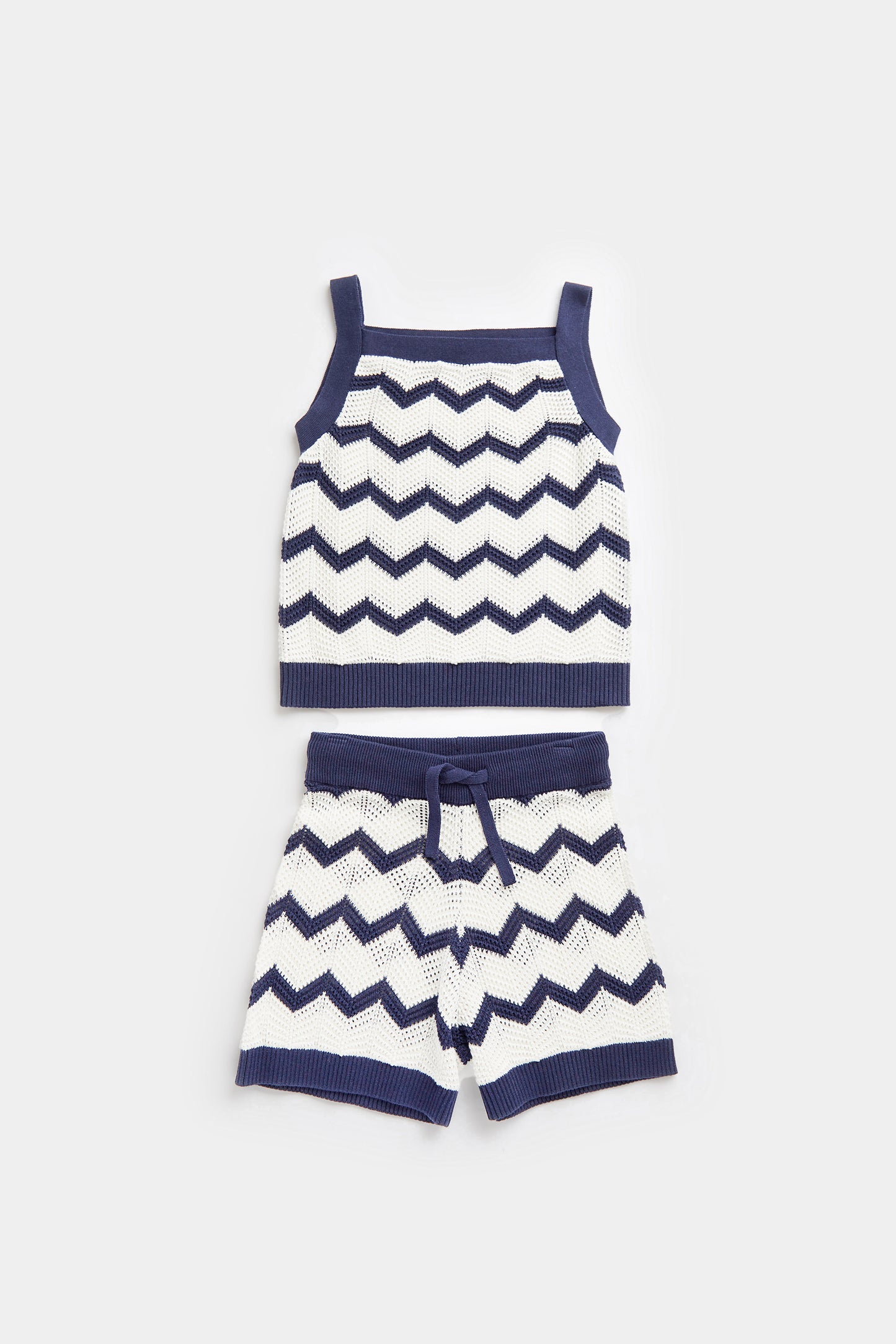 Crochet Top and Shorts Set