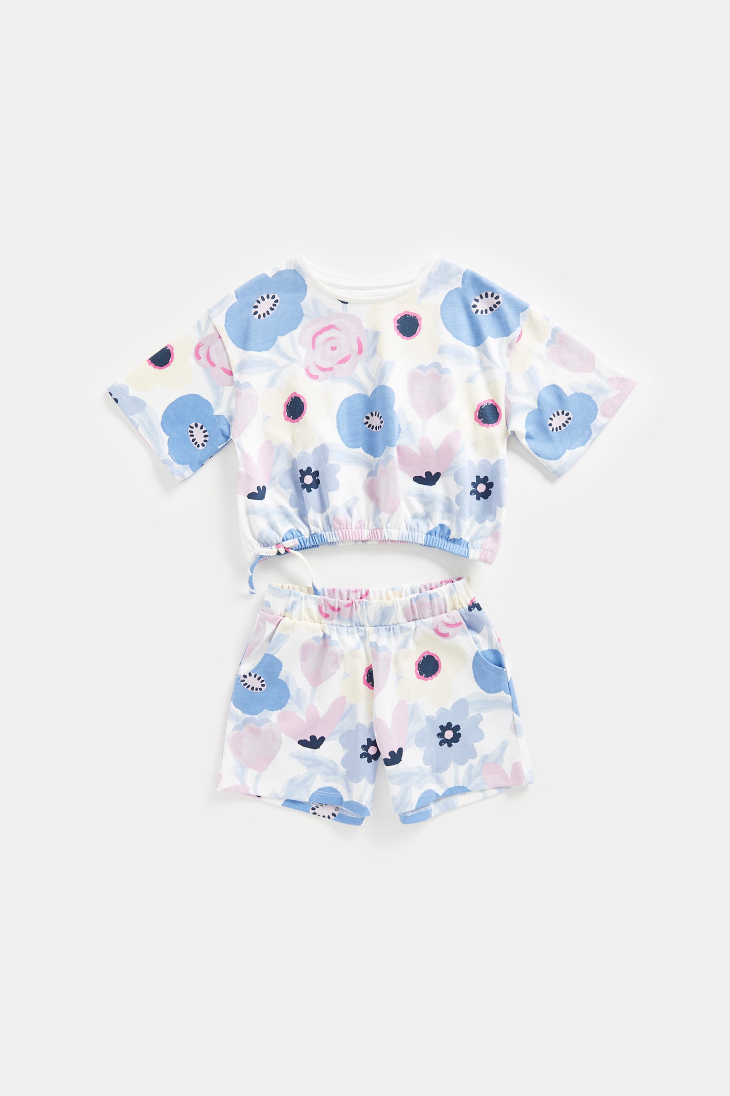 Floral Top and Shorts Set