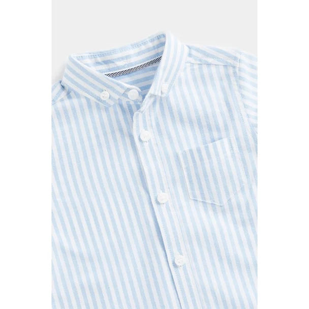 Mb Blue Stripe Oxford Shirt