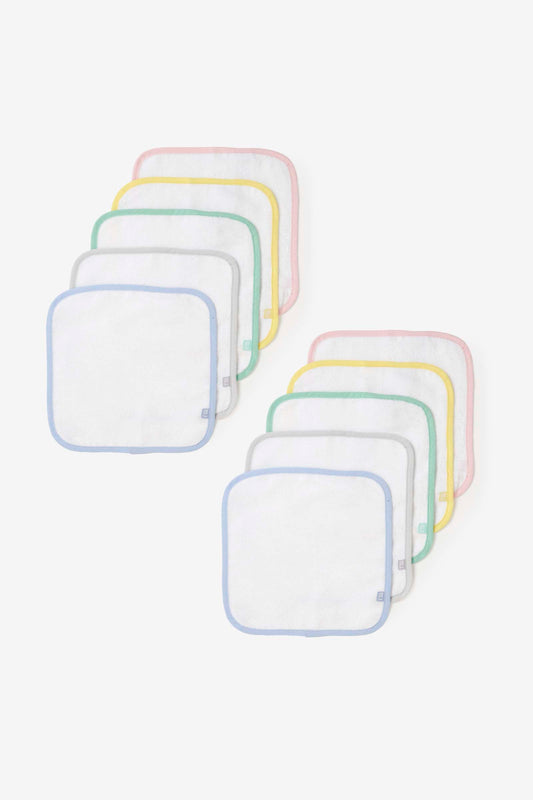 Flannel 10Pk With Colour Binding