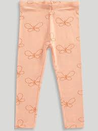 Orange Butterfly Leggings