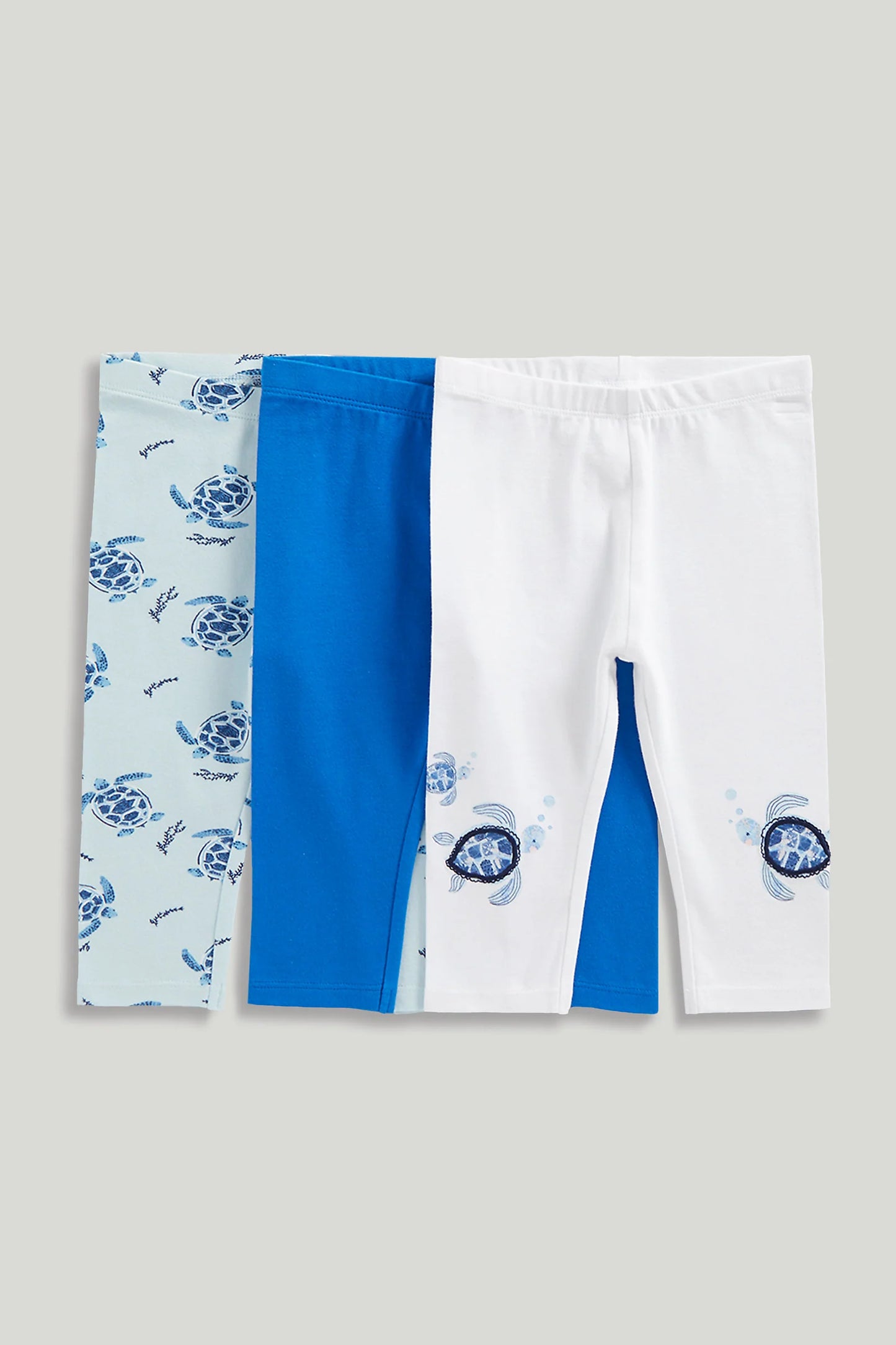 3 Pack Turtle Cropped Leggings