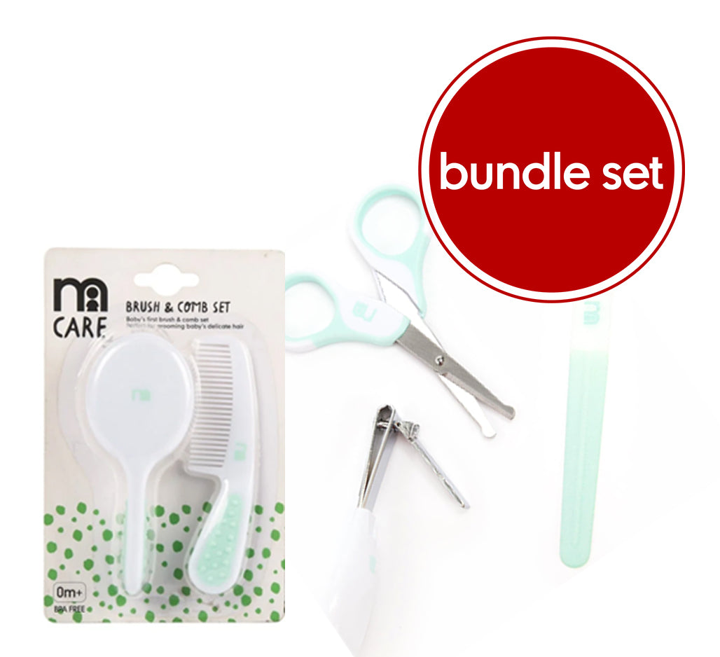 Vital Baby Brush & Comb Set with Nail Care Kit