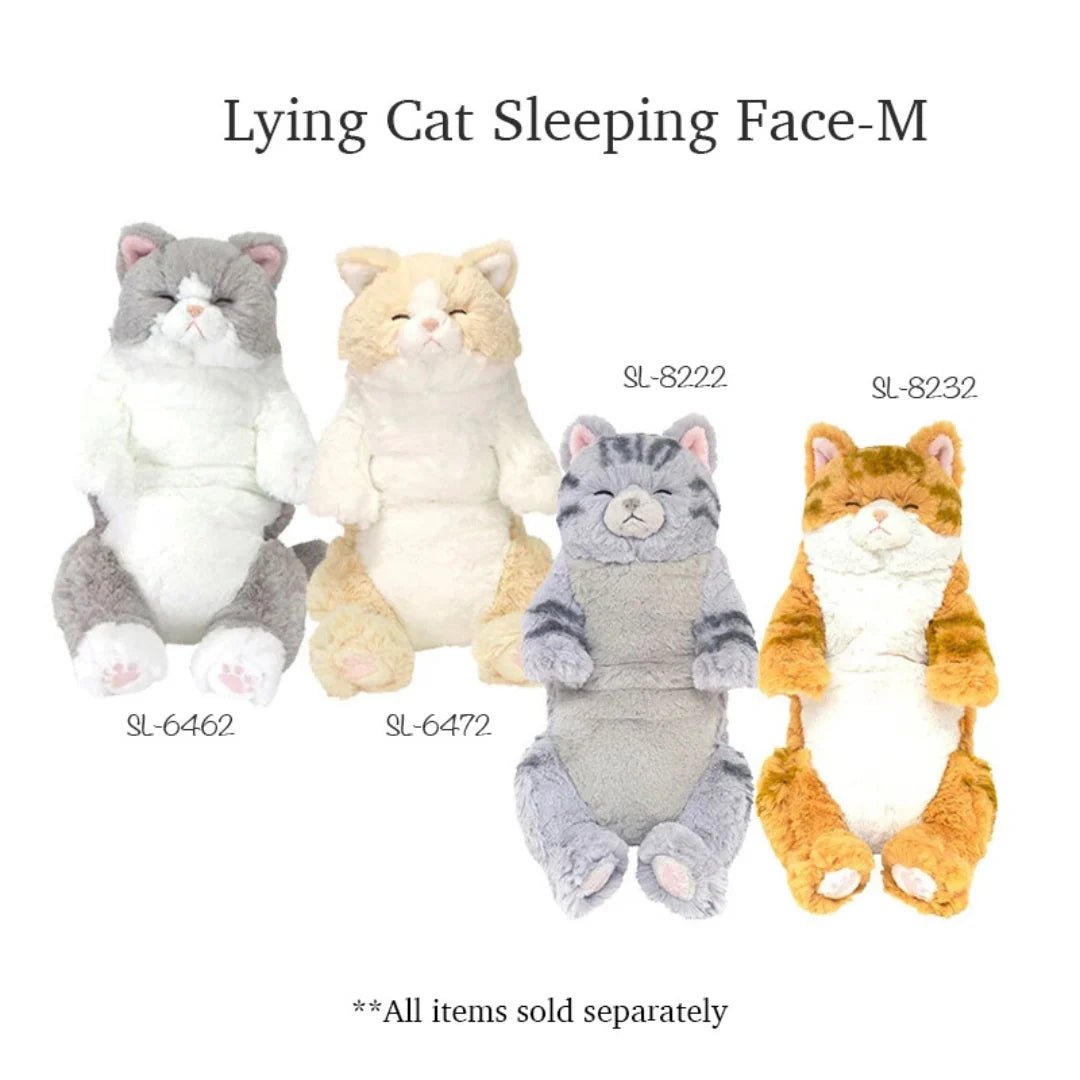 Silver Sabashiro Lap Cat Sleeping Toy (Medium)