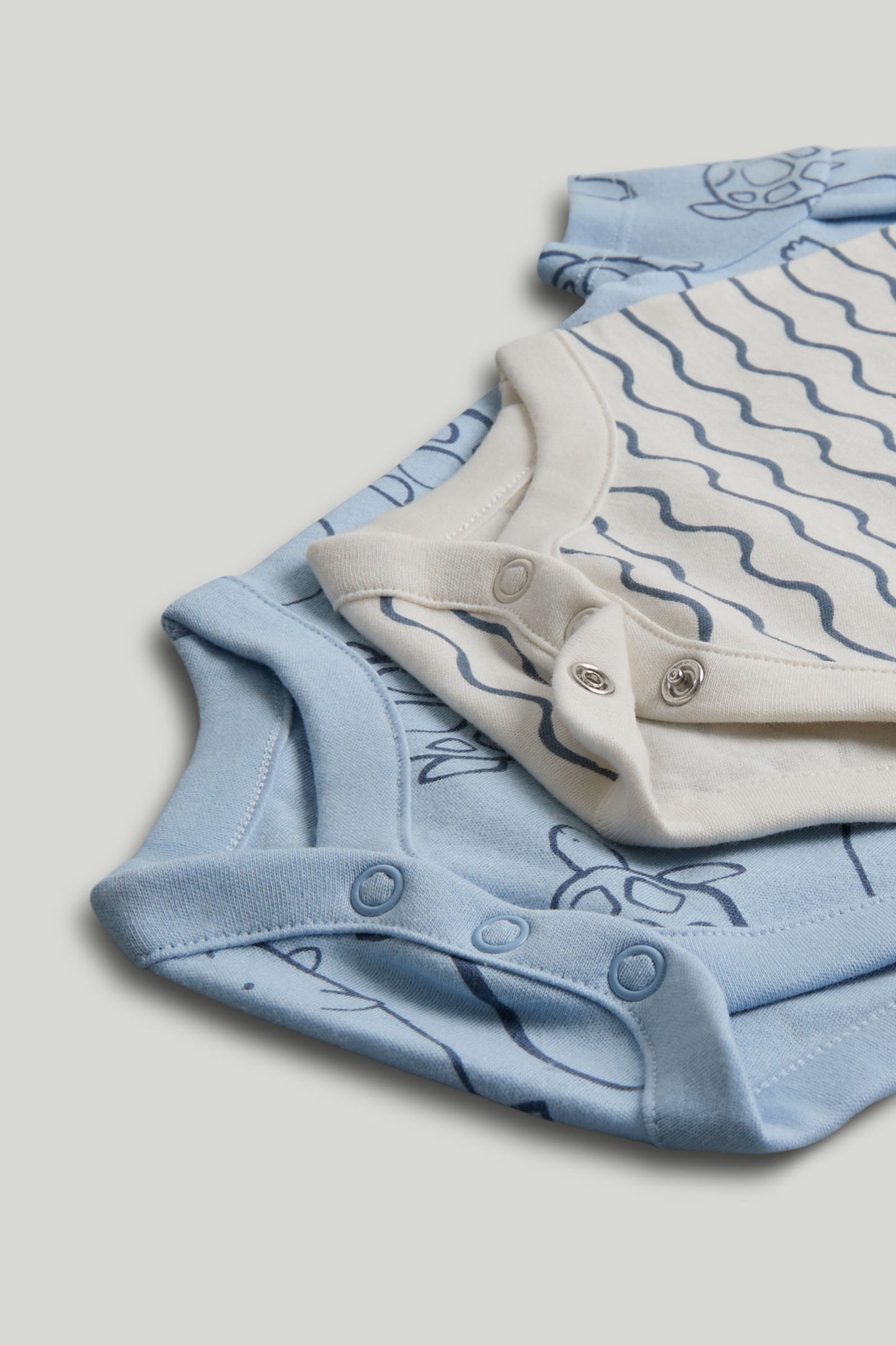 My First Ocean Short-Sleeved Bodysuits
