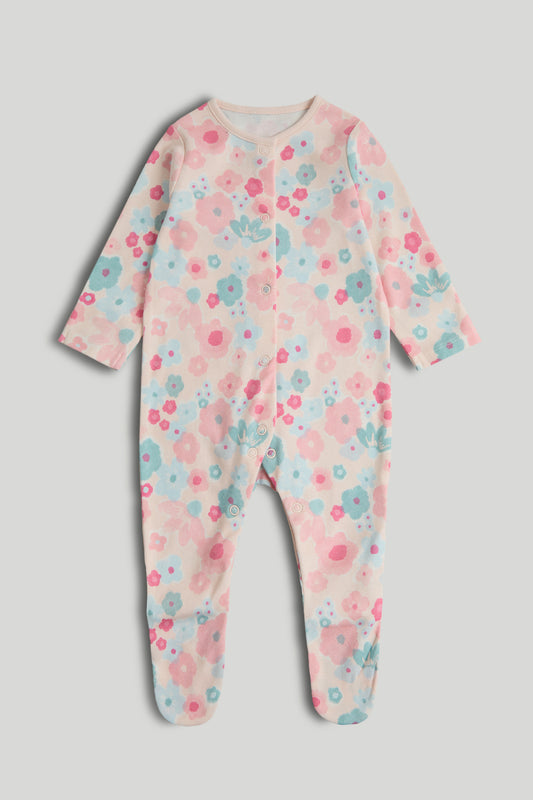 3 Pack Floral Sleepsuits