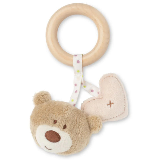 Love So Much Wooden Rattle