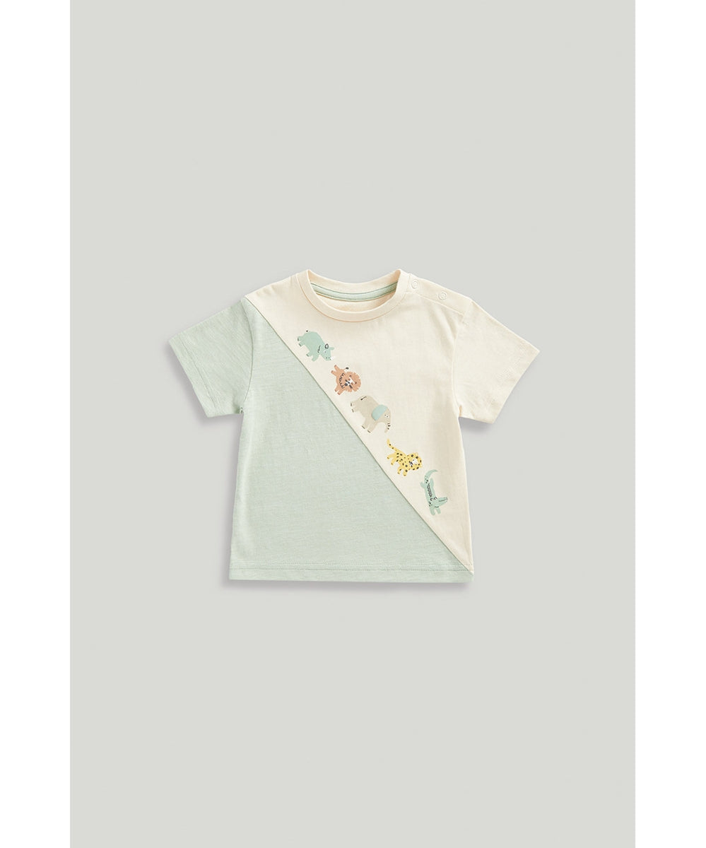 Mini Boys Junglemania Diagonal Tee