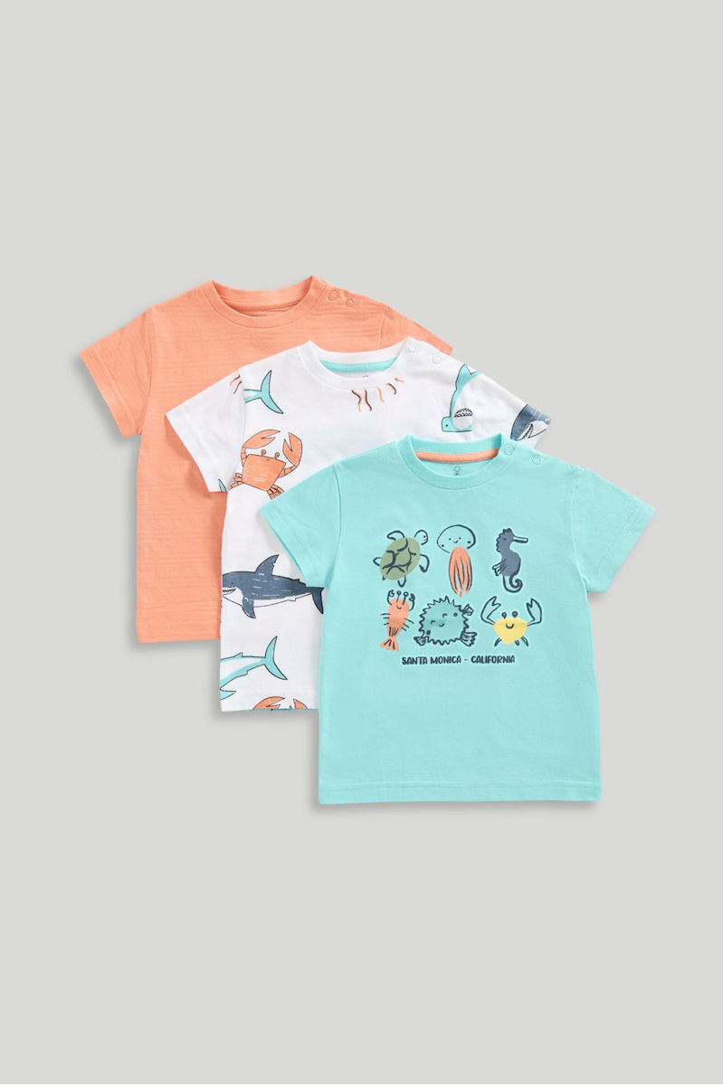 Mini Boys  Vintage Lens 3Pk Ss Tee